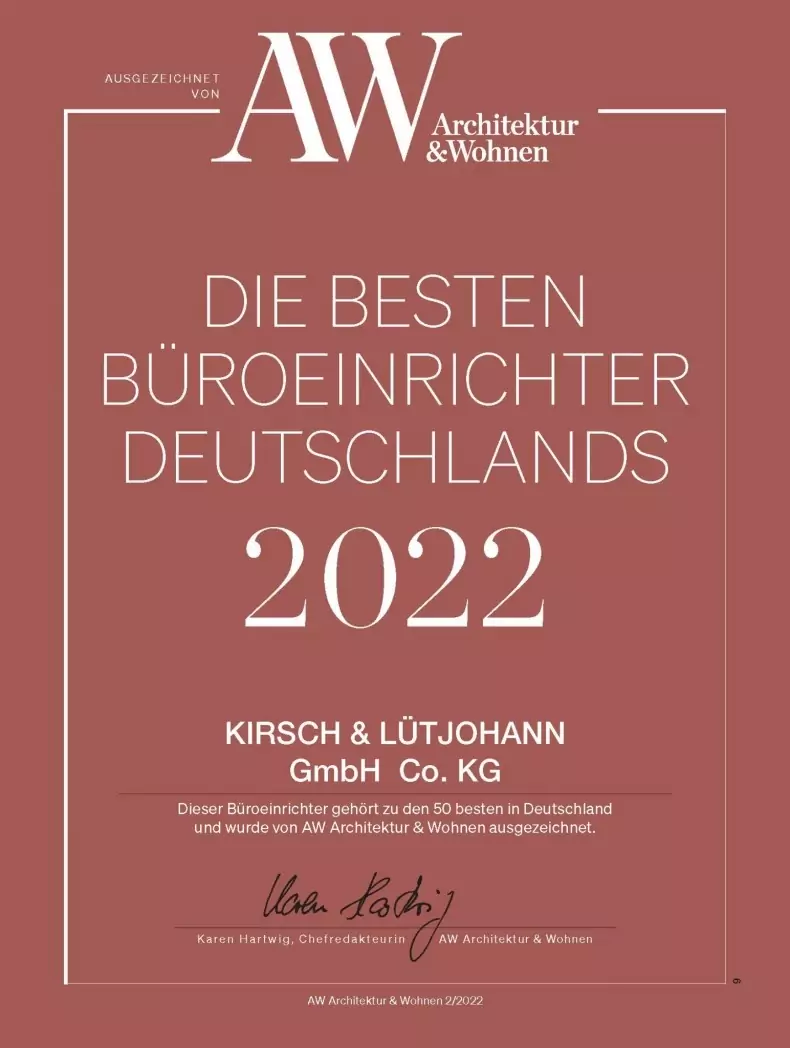 Auszeichnung AW Kirsch-Luetjohann 2022