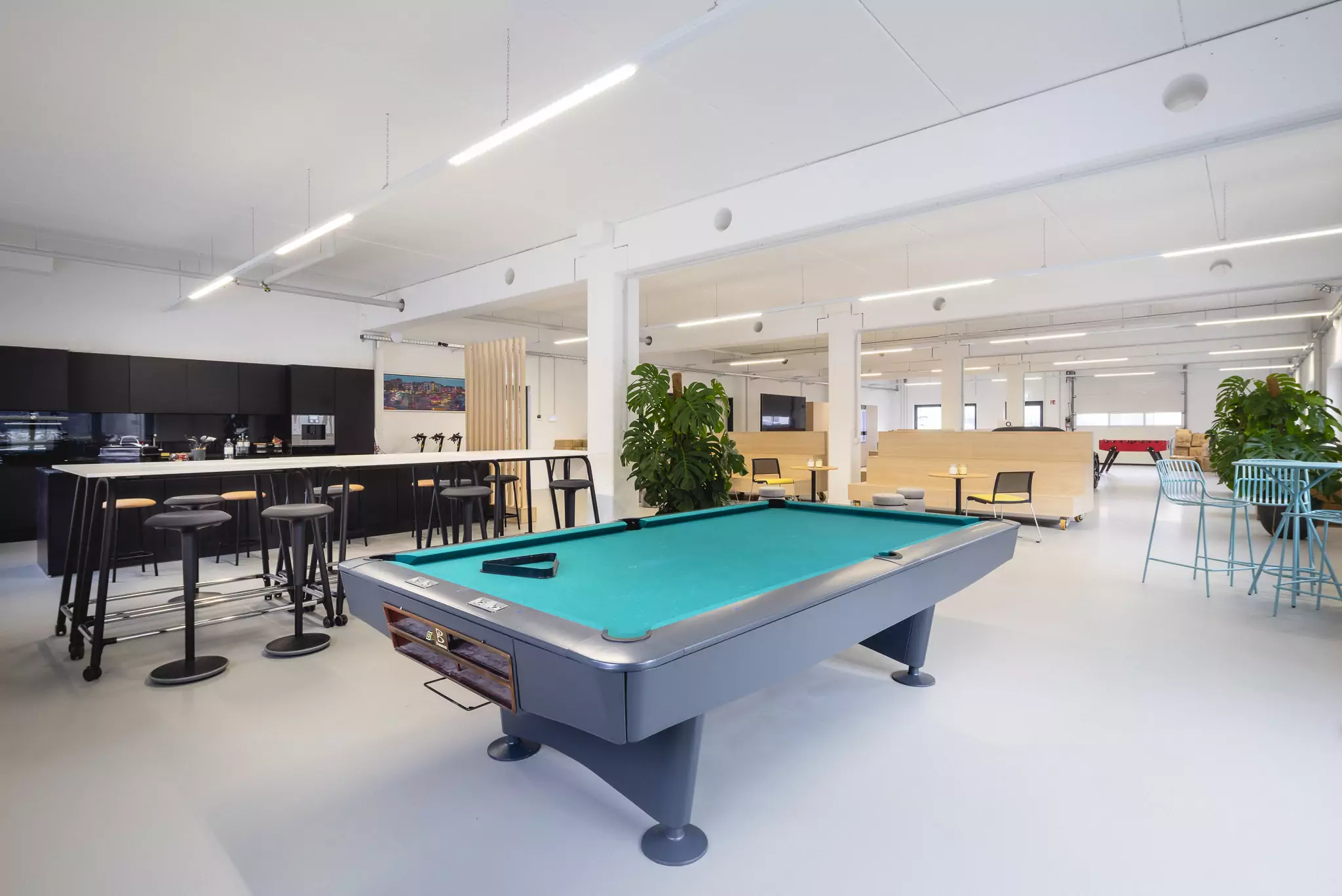 Eventfläche mit Billiardtisch